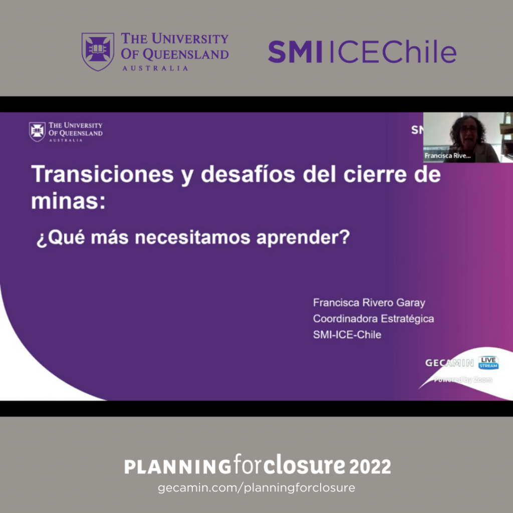 Presentation: “Transitions and Challenges of Mine Closure: What Else do we Need to Learn?