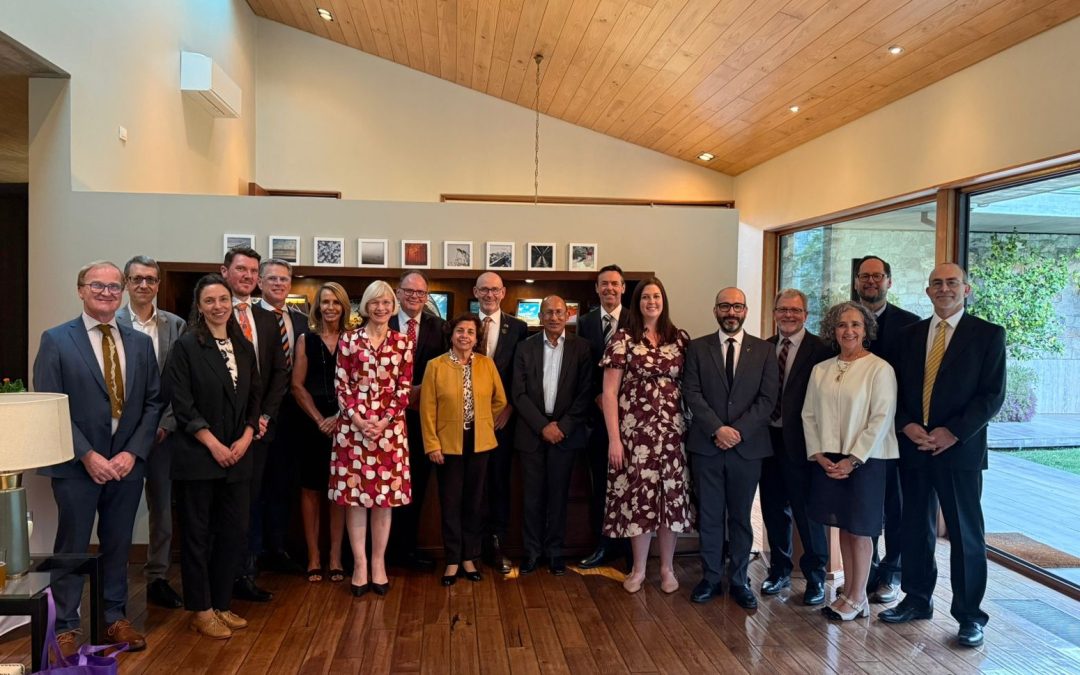 The Australian Embassy brings together a UQ delegation with government, industry, and academic officials