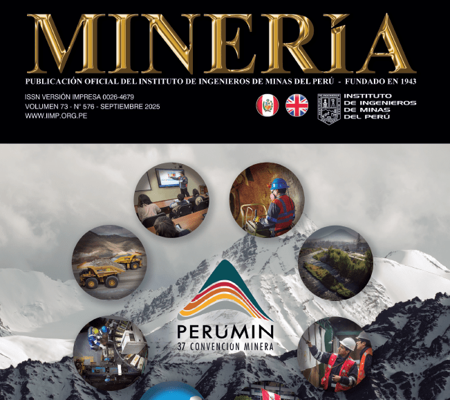 Francisca Rivero and Camila Cabrera publish in the journal of the Institute of Mining Engineers of Perú